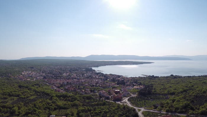 Ferienhaus Maleluni Luftaufnahme