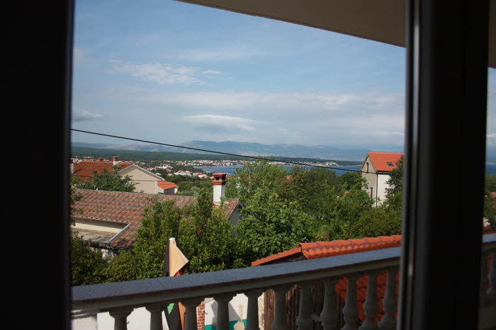 Blick aus der Wohnung